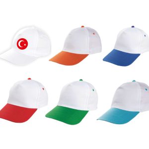 Siyah Yerli Üretim Polyester Şapka ŞP-502